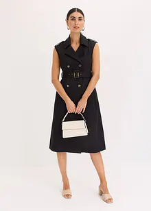 Trench jurk met riem (2-dlg. set), bonprix