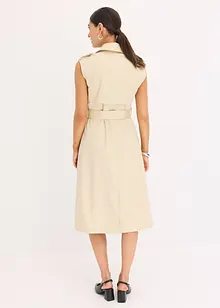Trench jurk met riem (2-dlg. set), bonprix