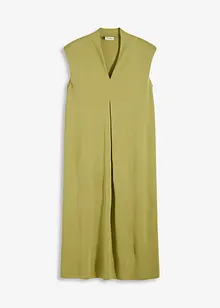 Jersey jurk van viscose piqué met schoudervullingen, bonprix