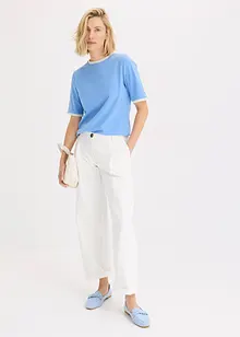Shirt met kanten rand, bonprix