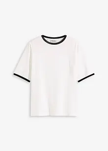Shirt met kanten rand, bonprix