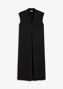 Jersey jurk van viscose piqué met schoudervullingen, bonprix