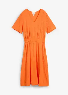 Midi jurk van luchtig seersucker, bonprix