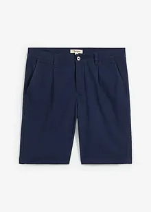Stretch bermuda regular fit met bandplooien, bonprix