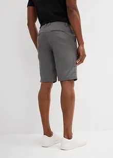 Stretch bermuda regular fit met bandplooien, bonprix