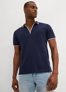 Poloshirt met V-hals, bonprix