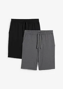 Sweat bermuda (set van 2), bonprix