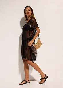 Strandjurk in gehaakte look, bonprix