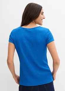T-shirt van gestructureerde crêpe, bonprix