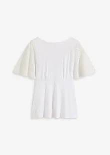 Shirt met kanten mouwen, bonprix