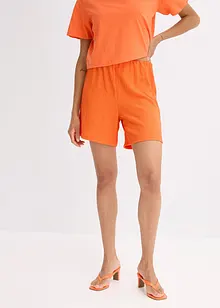 Jersey short van lichte crèpe, bonprix