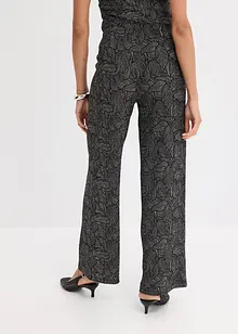 Jersey-crèpe broek, bonprix