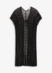 Strandkimono in gehaakte look gemaakt van viscose, bonprix