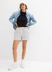 Sweat short in een katoen-wolmix, bonprix