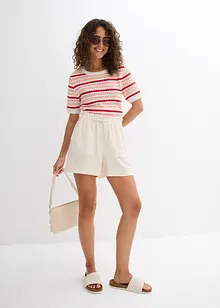 Paperbag short van een soepele Lyocellmix, bonprix