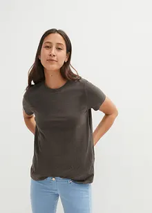 Zwangerschapsshirt / voedingsshirt (set van 2) van biologisch katoen, bonprix