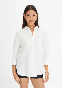 Overhemdblouse van mousseline, bonprix