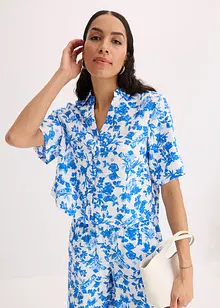 Blouse met korte mouwen van soepele viscose, bonprix