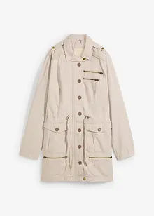 Katoenen parka in utility stijl, halflang, bonprix