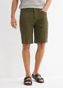 Stretch jeans bermuda, regular fit (set van 2), bonprix