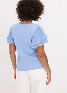 Shirt met volants, bonprix