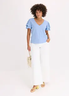 Shirt met volants, bonprix