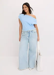 Off-shoulder shirt van puur biologisch katoen, bonprix