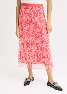 Plissé rok van jersey mesh, bonprix