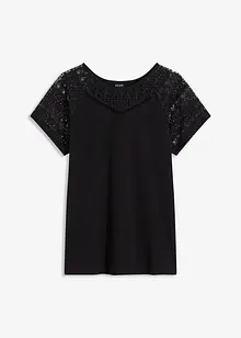 Shirt met kant, bonprix