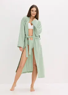Oversized badjas van mousseline, bonprix