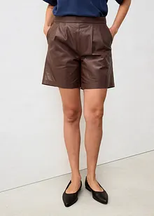 Leren broek van nappaleer, bonprix
