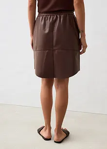 Leren rok van lamsnappa, bonprix