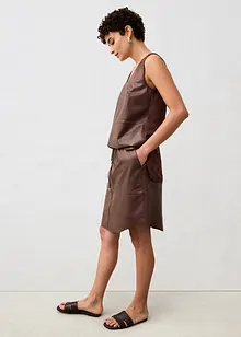 Leren rok van lamsnappa, bonprix