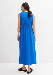 Getailleerde jurk met spaghettibandjes van soepele viscose, bonprix