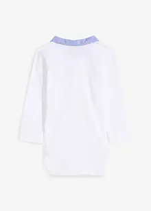 Body met overhemdkraag van puur biologisch katoen, bonprix