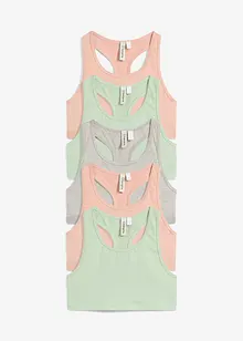 Bralette met biologisch katoen (set van 5), bonprix