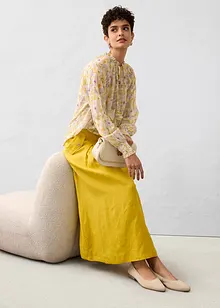 Tuniek met zijde en delicate bloemenprint, bonprix