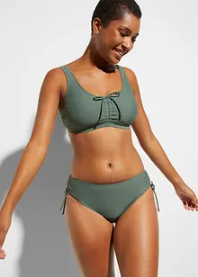 Bralette bikini met  strikkoord (2-dlg. set), bonprix