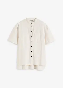 Overhemdblouse in een fijne viscosemix, bonprix