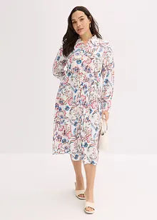 Gedessineerde jurk van soepele viscose, bonprix