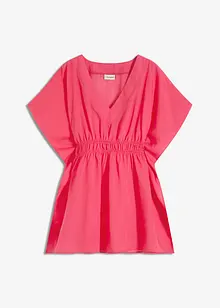 Transparante strandtuniek met V-hals, bonprix