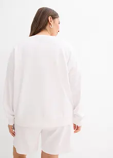 Oversized sweater met borduurwerk, bonprix