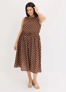 Midi jurk met bindceintuur, bonprix