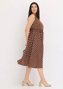 Midi jurk met bindceintuur, bonprix