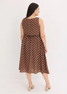 Midi jurk met bindceintuur, bonprix