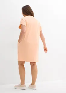 Mini jurk van stevig biologisch katoen, bonprix