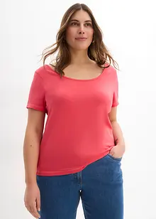 T-shirt met diepe halslijn achter, bonprix