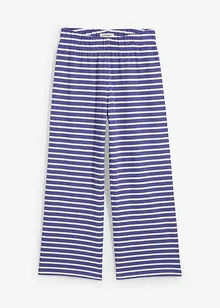 Jersey broek van gestructureerd katoen, bonprix