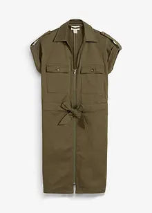 Cargo jurk met strikceintuur, bonprix