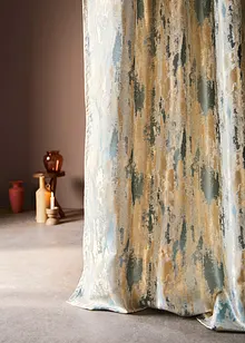 Jacquard gordijn met glans (1 stuk), bonprix